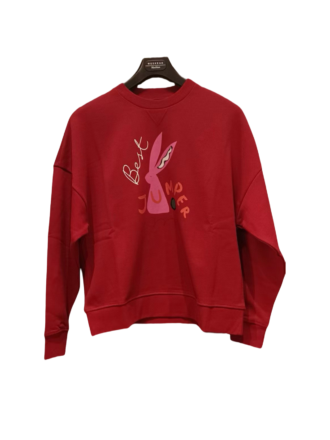 Max Mara Weekend Red Hoodie Size L