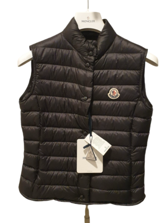 Moncler Black Gilet Liane  Size 0