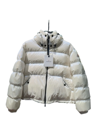 Moncler Moselotte Hooded Padded Jacket White Size 0
