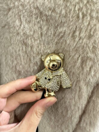 Max Mara Crystal Brooch