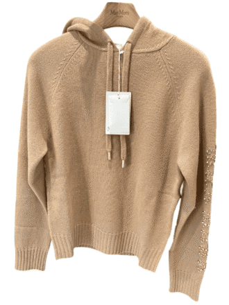 Max Mara Camel wool cashmere hoodie Size: M