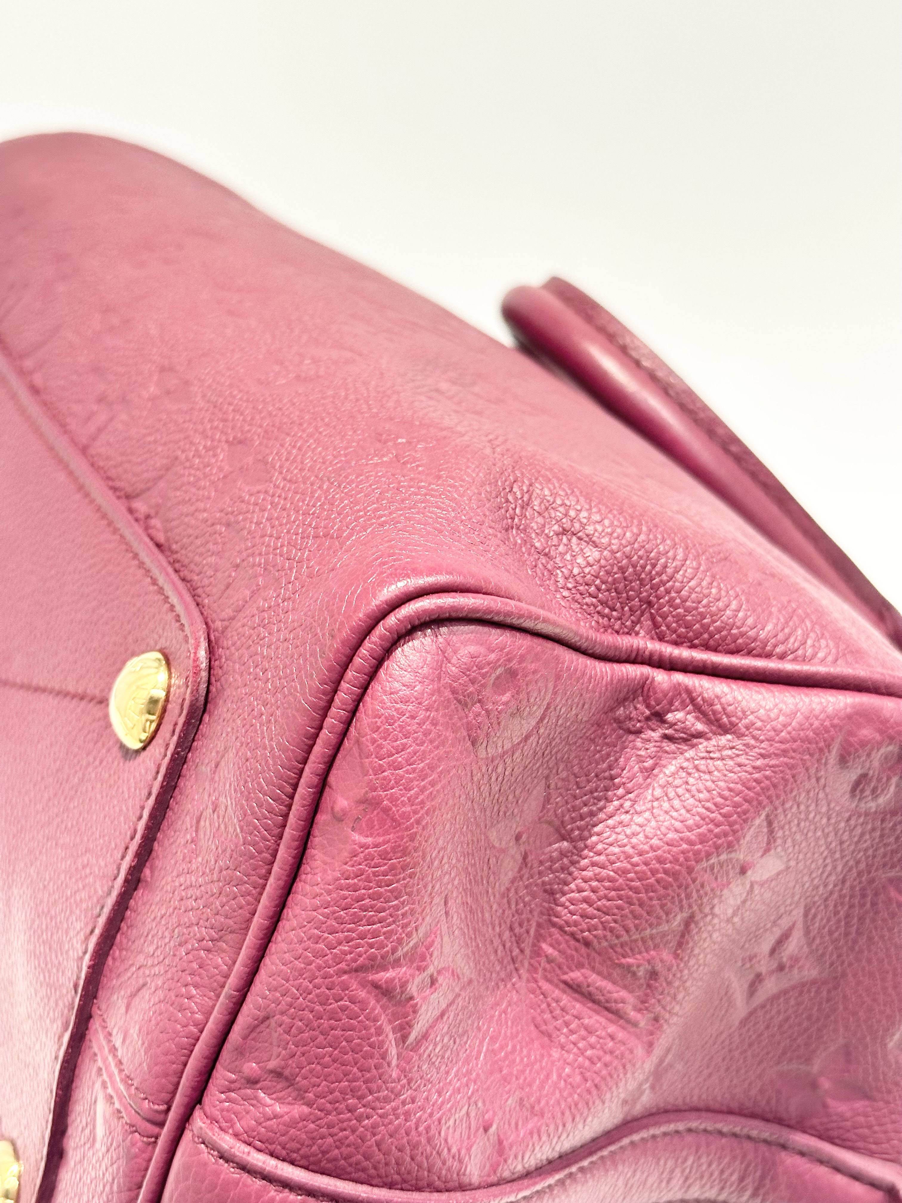 Louis Vuitton Burgundy Soft Speedy 30 Leather Handbag - Image 11