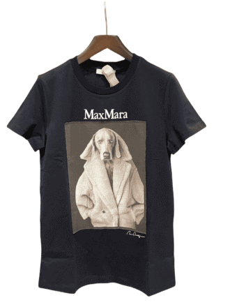 Max Mara Black cotton T shirt Valido Size: xs