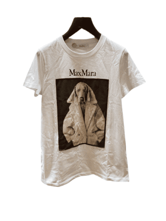 Max Mara White cotton T shirt Valido Size:S