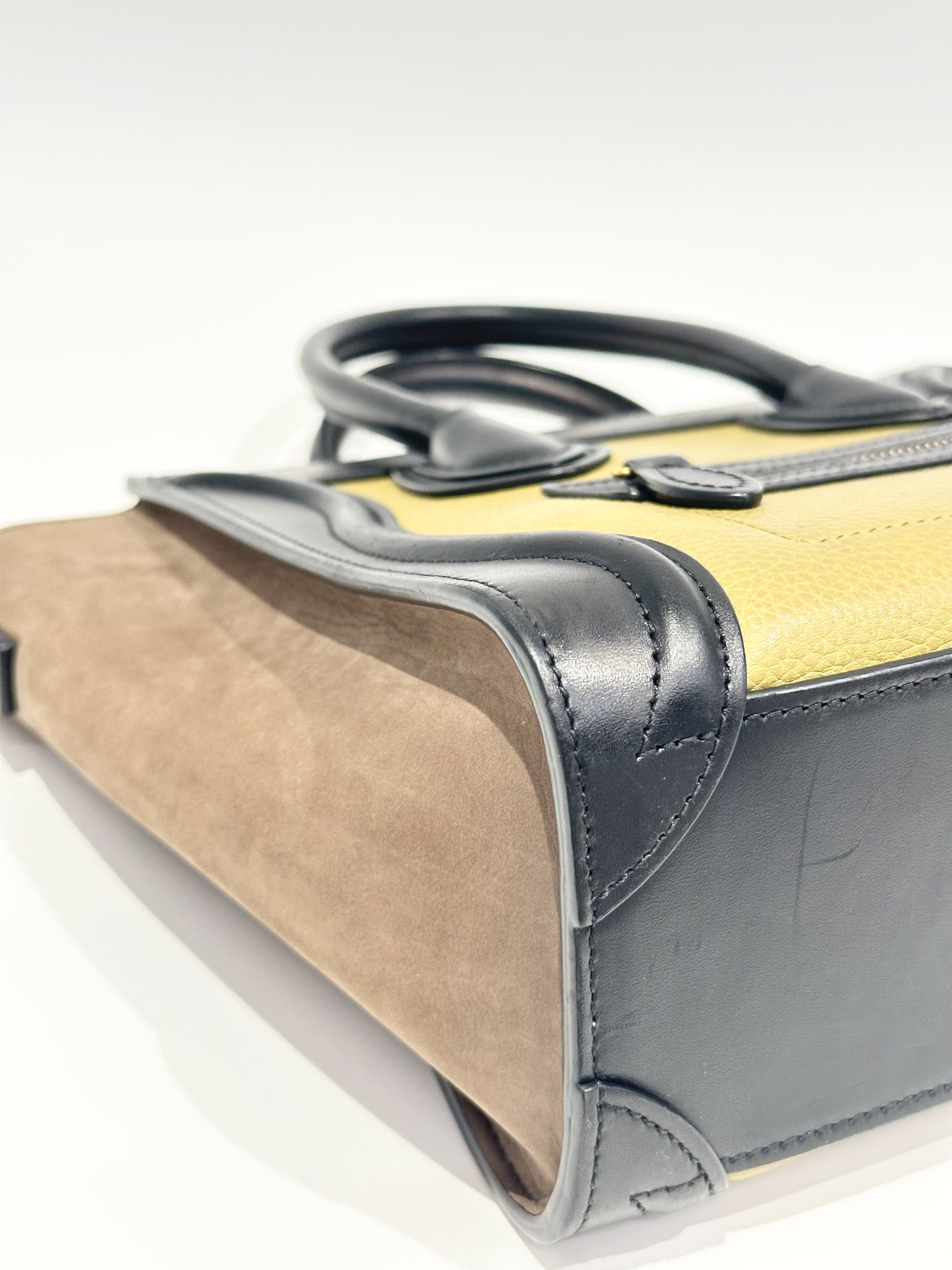 Celine Multicolor Nano Luggage Leather Handbag - Image 8