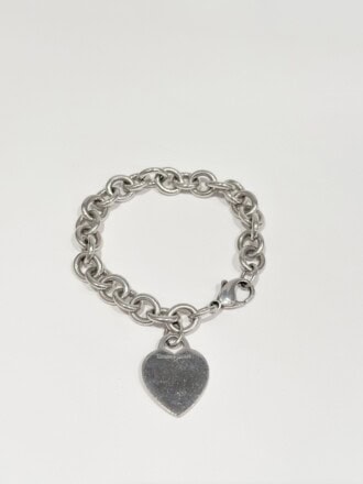 Tiffany & Co Heart Tag Silver Bracelet