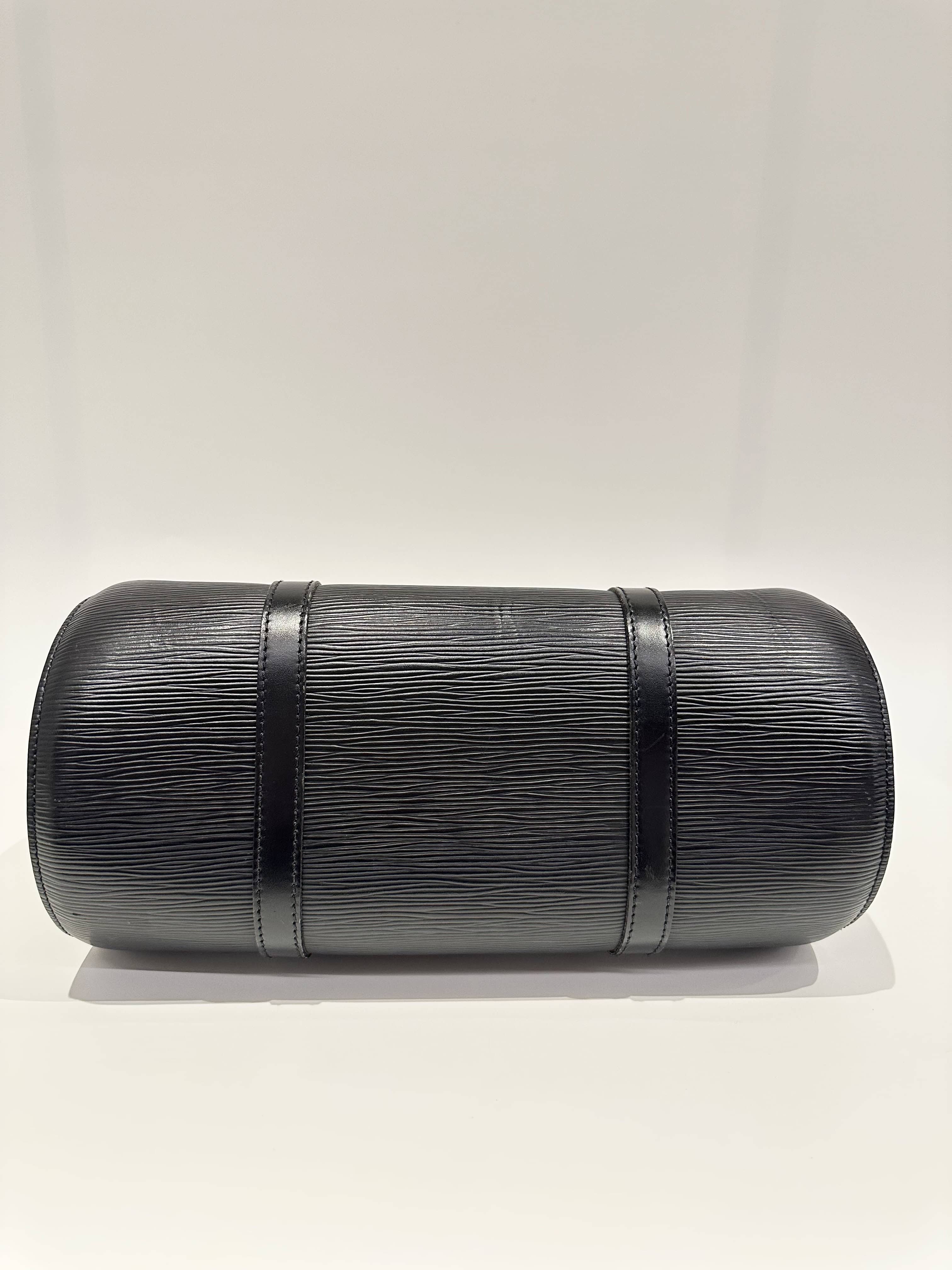 Louis Vuitton Black Papillon Epi Leahter Handbag - Image 8