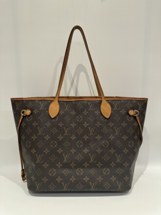 Louis Vuitton Brown Neverfull MM Monogram Canvas Tote Bag
