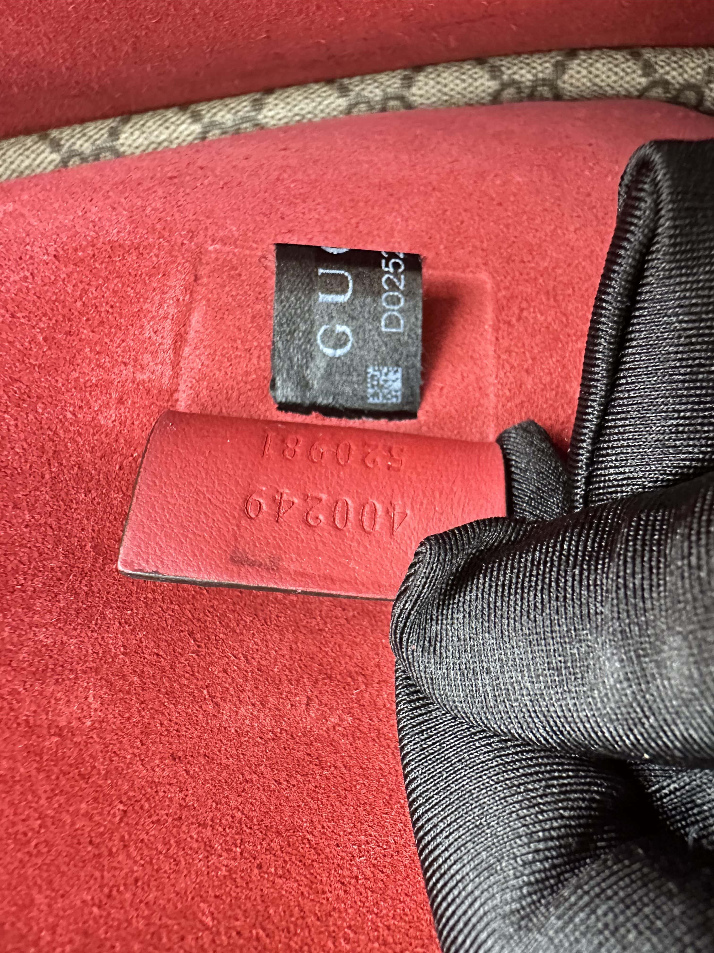 Gucci Shoulder bag Dionysus in red Coated Canvas and Gunmetal hardware - Image 14