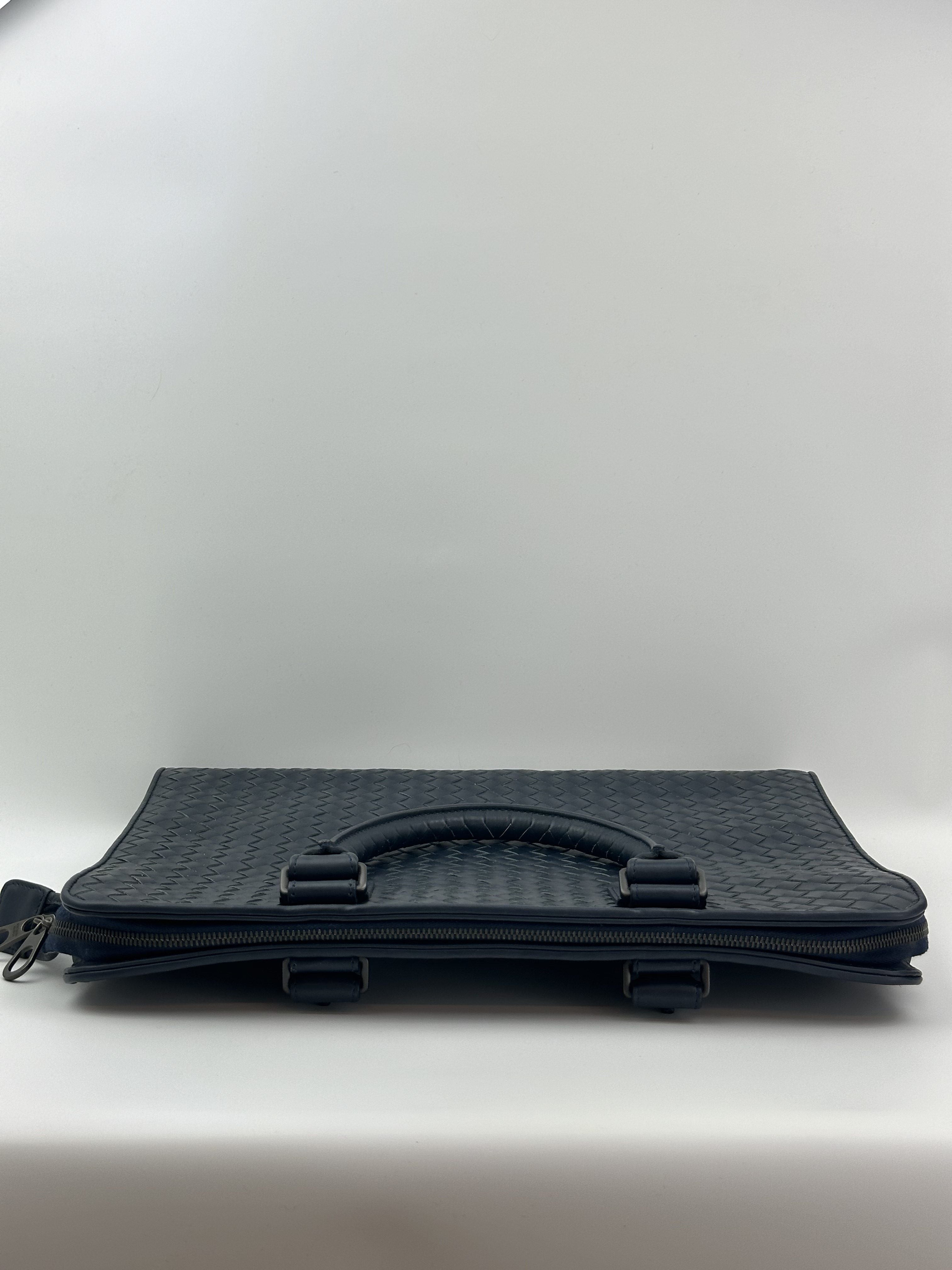Bottega Veneta blue briefcase - Image 4