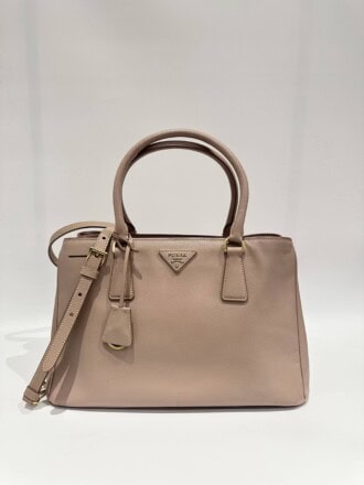 Prada Beige Galleria Saffiano Leather Handbag