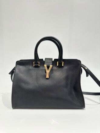 Saint Laurent Black Chyc Leather Handbag