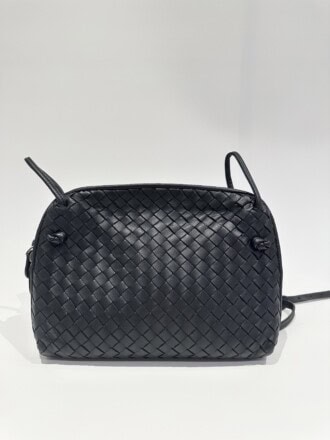 Bottega Veneta Black Nodini Leather Handbag