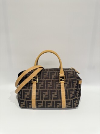 Fendi Brown FF Zucca Canvas Handbag