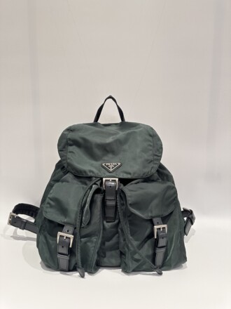 Prada Dark Green Nylon Sport BackPack
