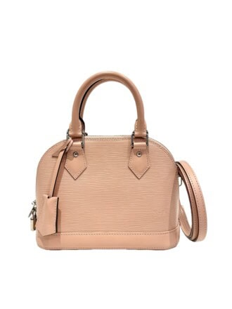 Louis Vuitton Pink Alma BB Epi Leather Handbag