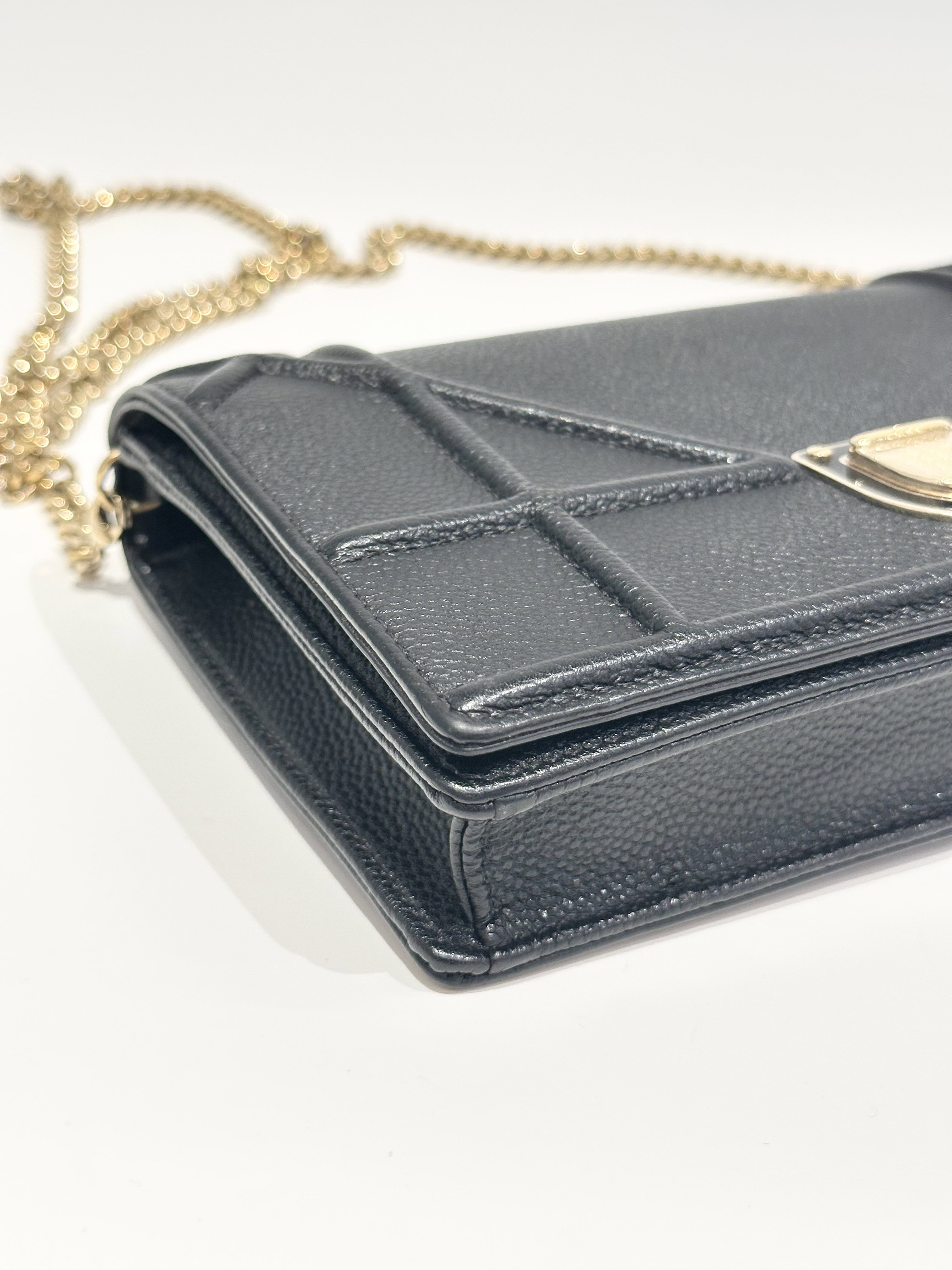 Dior Black Diorama Leather Crossbody Bag - Image 7