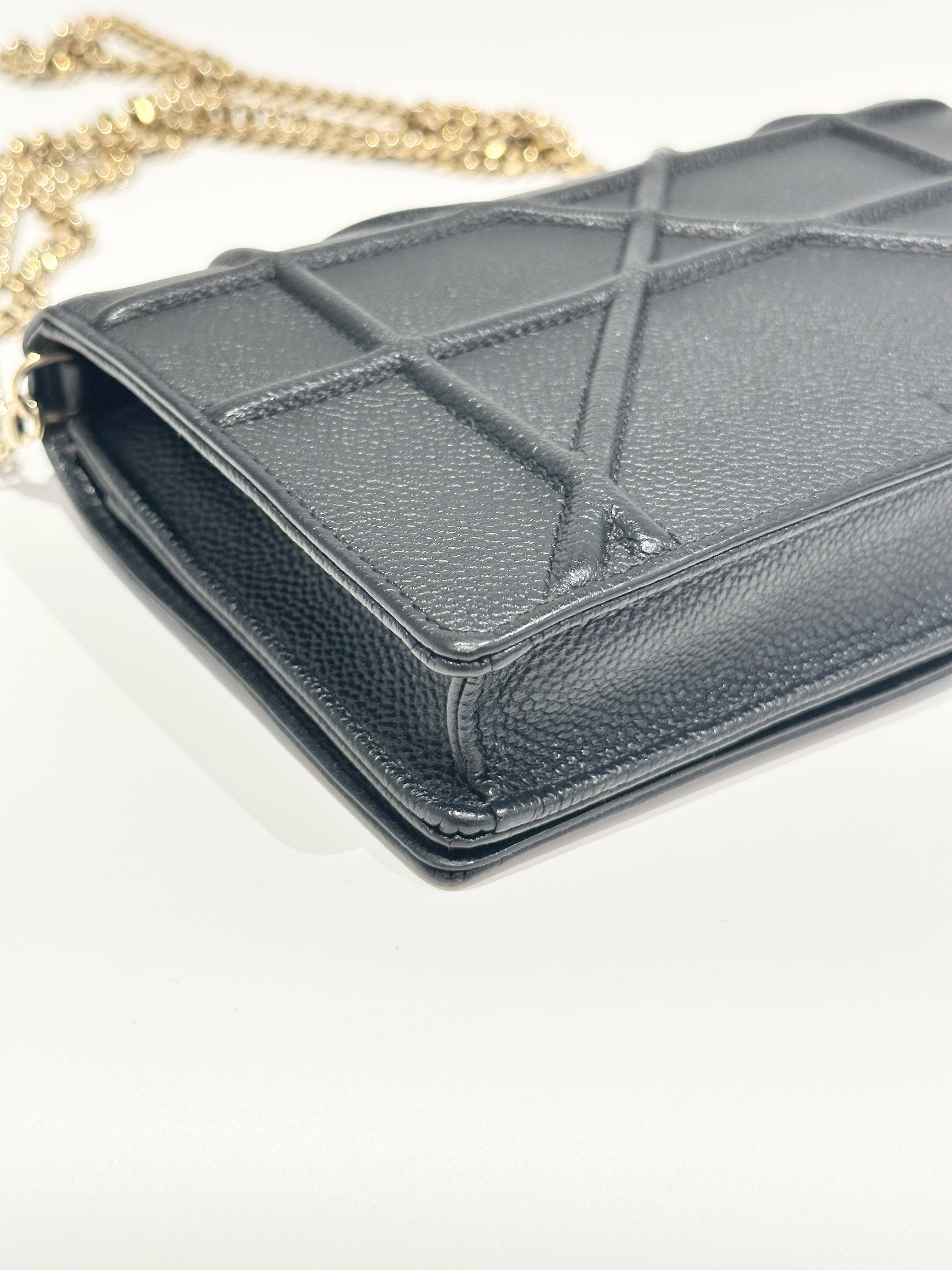 Dior Black Diorama Leather Crossbody Bag - Image 9