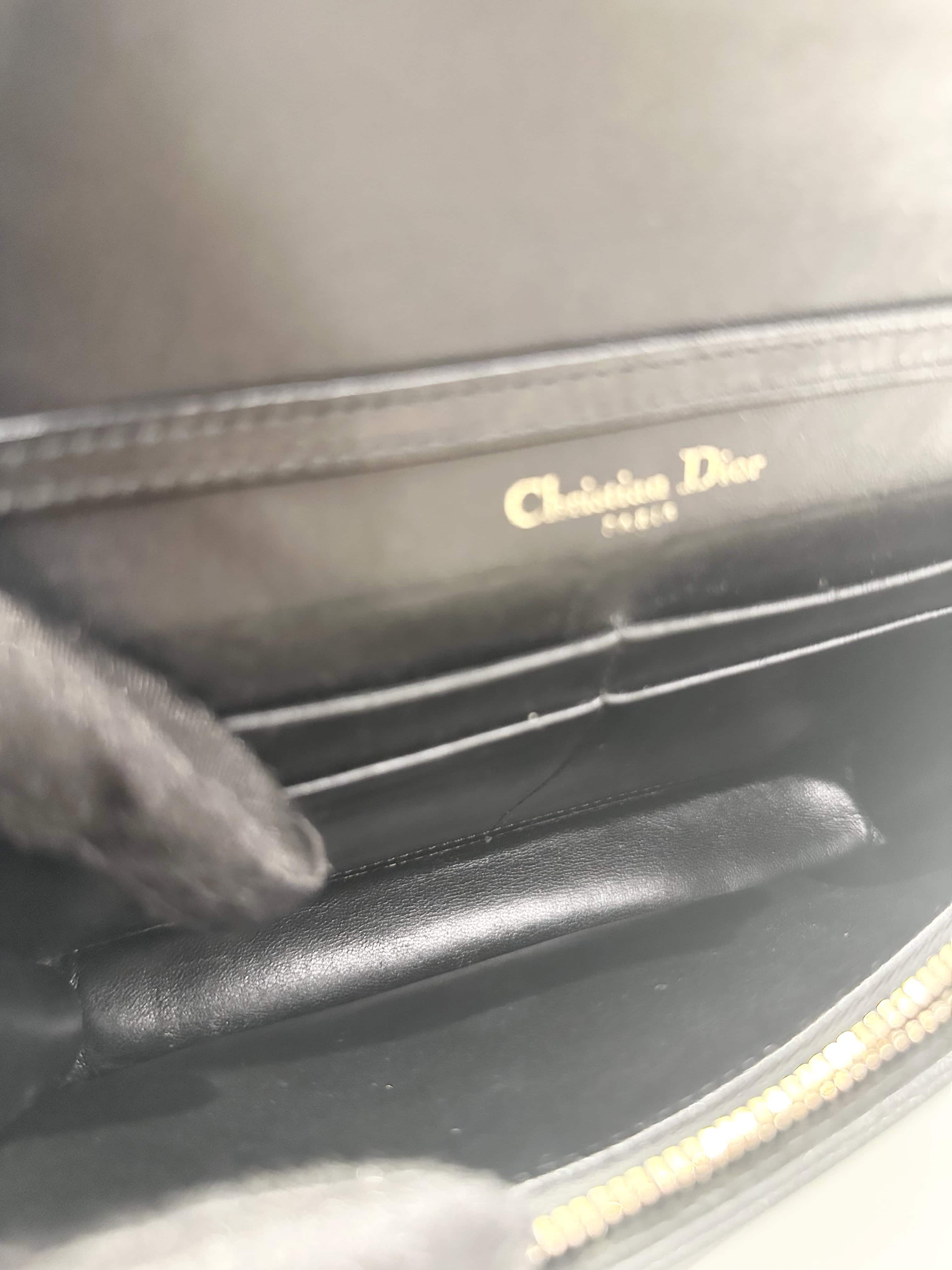 Dior Black Diorama Leather Crossbody Bag - Image 13