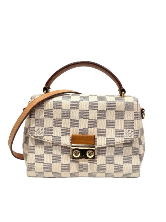 Louis Vuitton White Croisette Damier Canvas Handbag