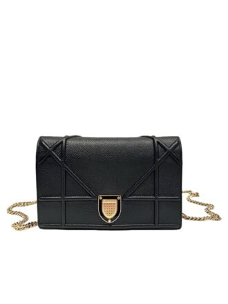 Dior Black Diorama Leather Crossbody Bag