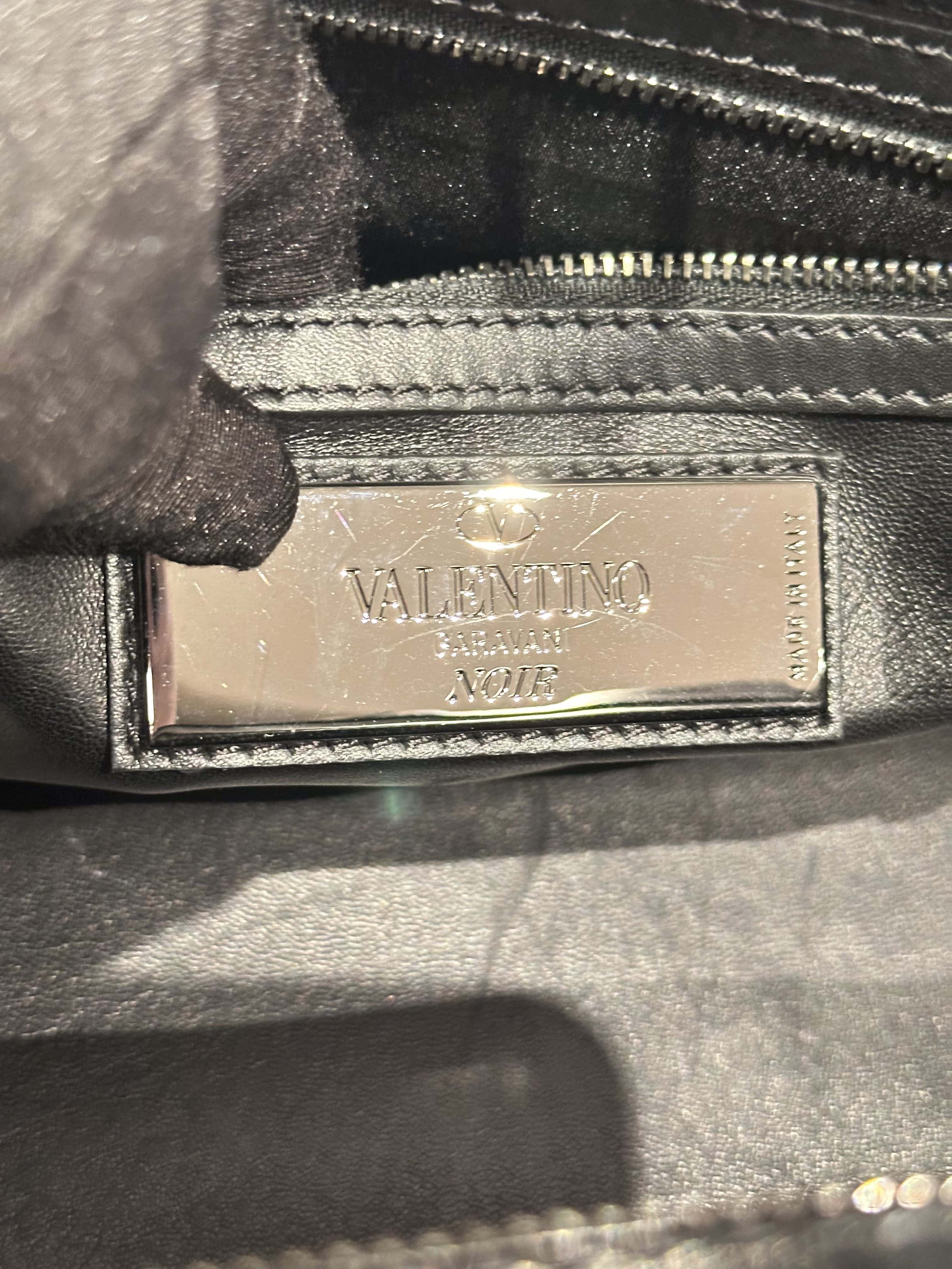 Valentino Garavani Black Rockstud Leather Bag - Image 14