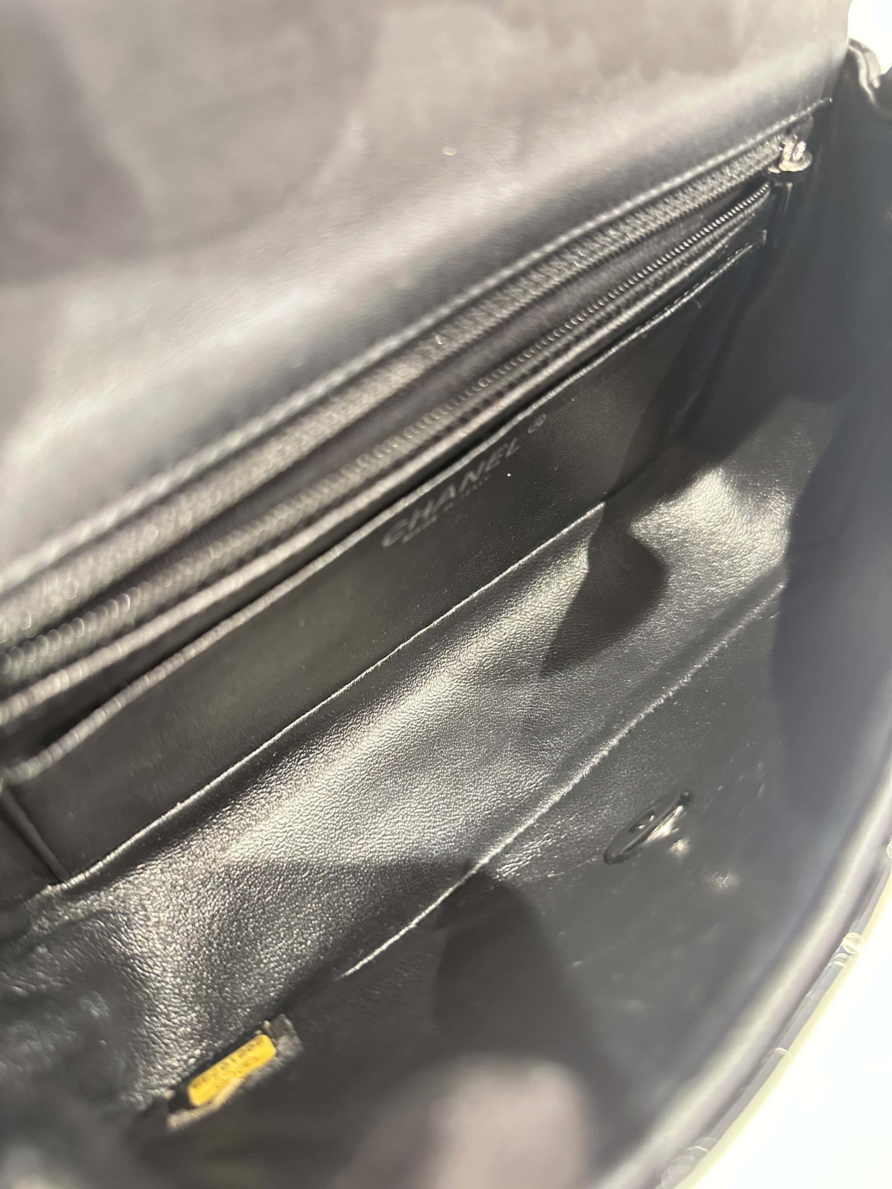 Chanel Black Timeless Classic Mini Patent Leather Bag - Image 13