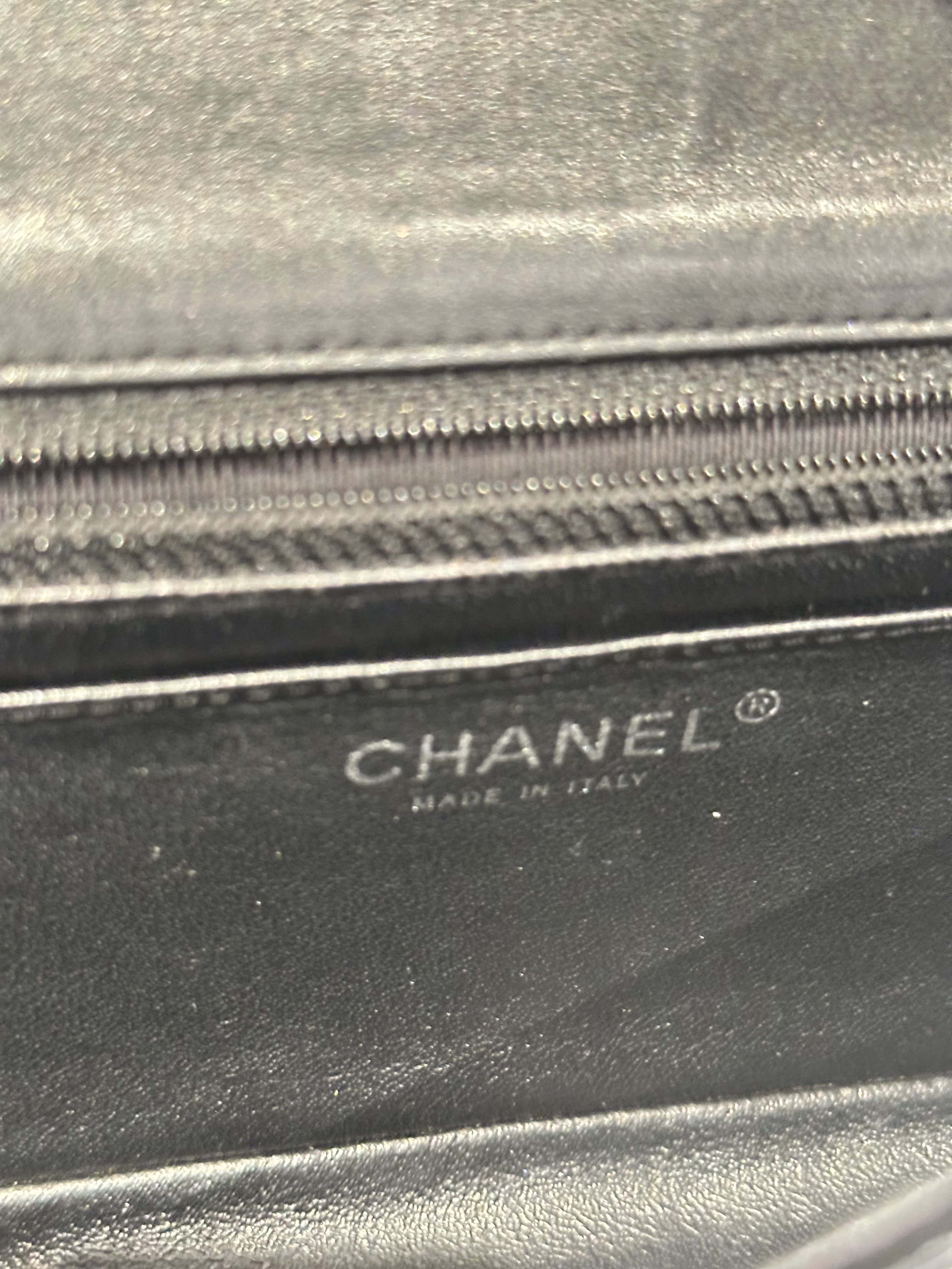 Chanel Black Timeless Classic Mini Patent Leather Bag - Image 14