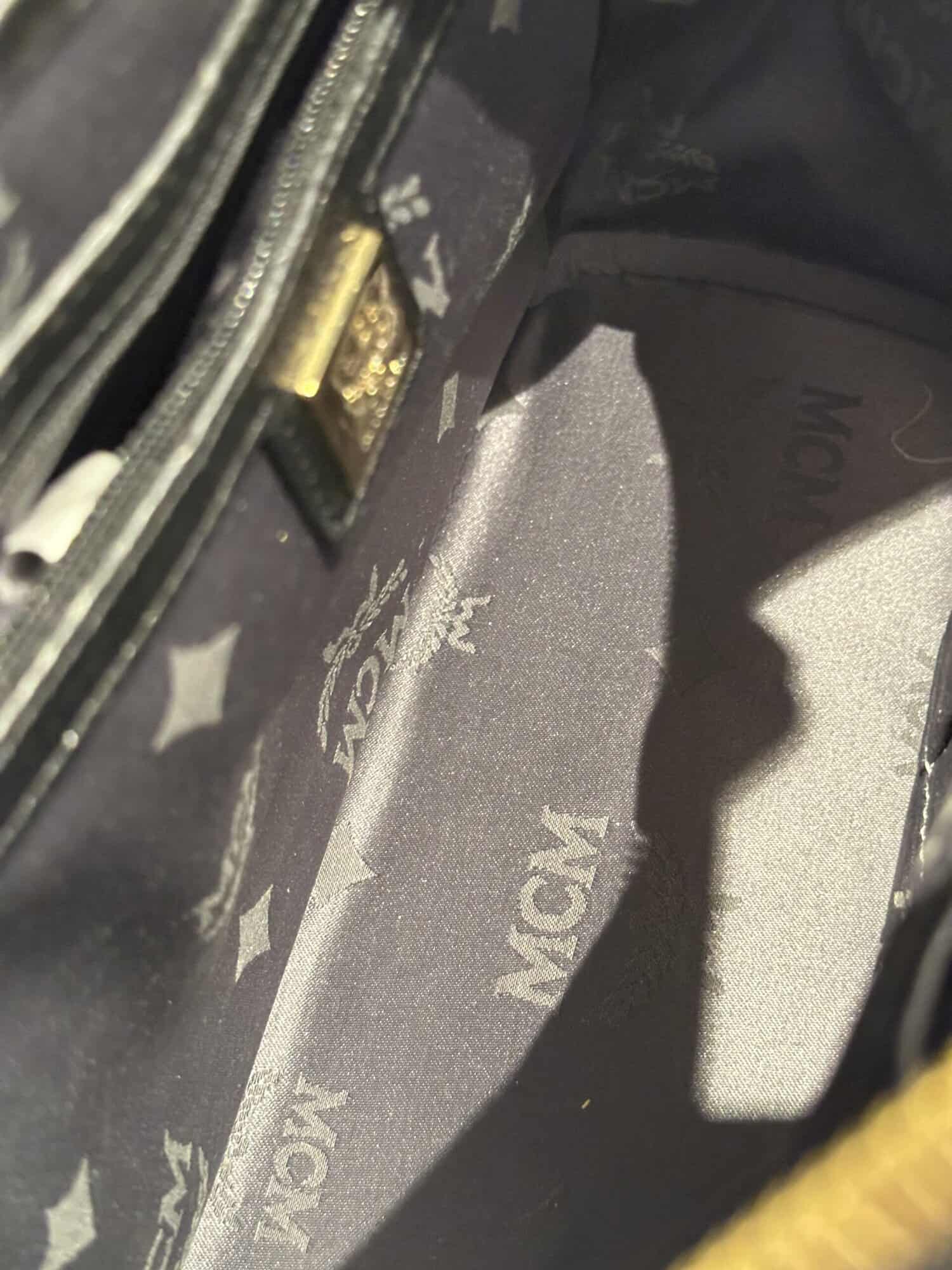 MCM Pink Stark Leather Backpack - Image 14