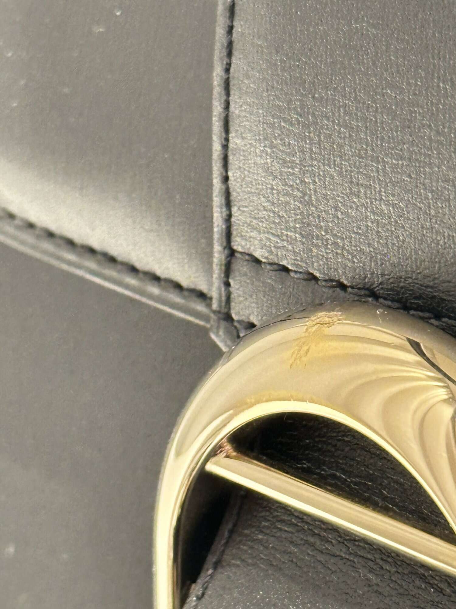 Delvaux Black Brillant Leather Handbag - Image 6