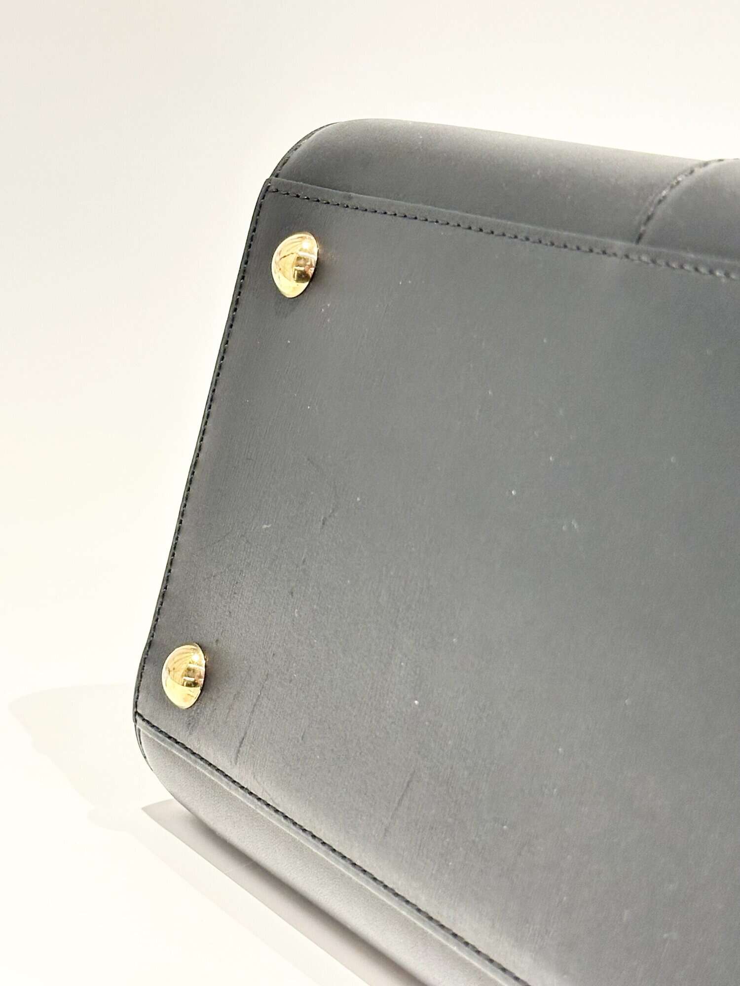 Delvaux Black Brillant Leather Handbag - Image 8