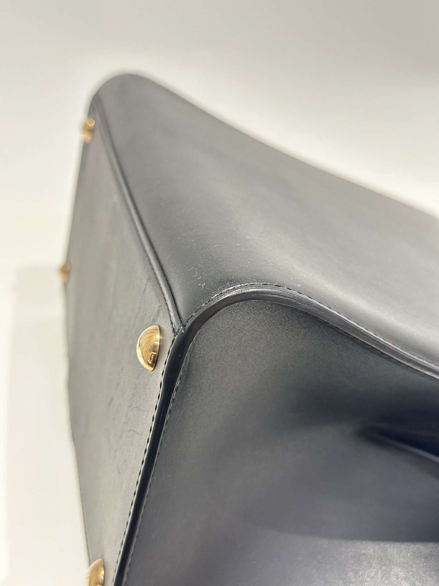 Delvaux Black Brillant Leather Handbag - Image 11