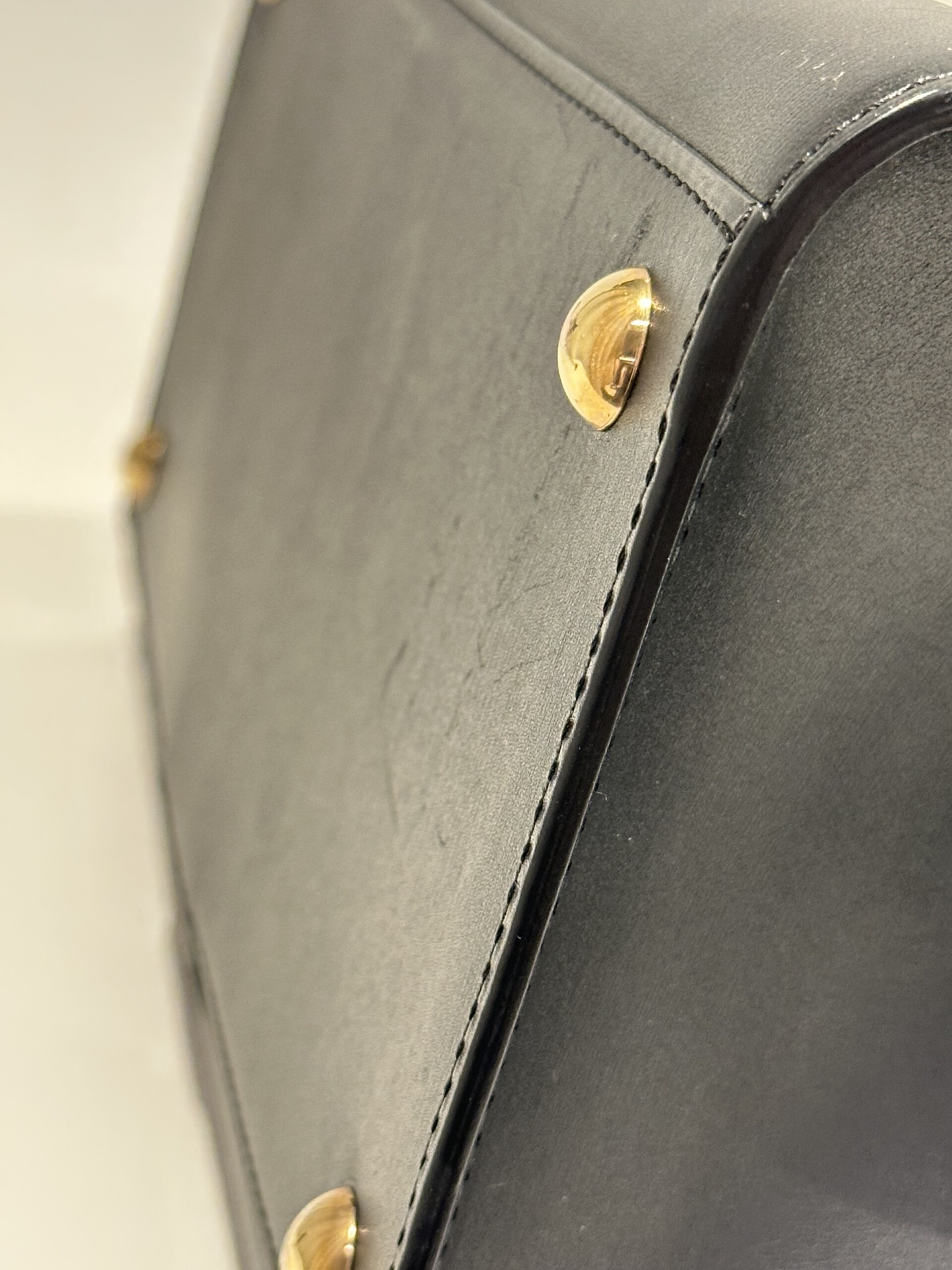 Delvaux Black Brillant Leather Handbag - Image 12