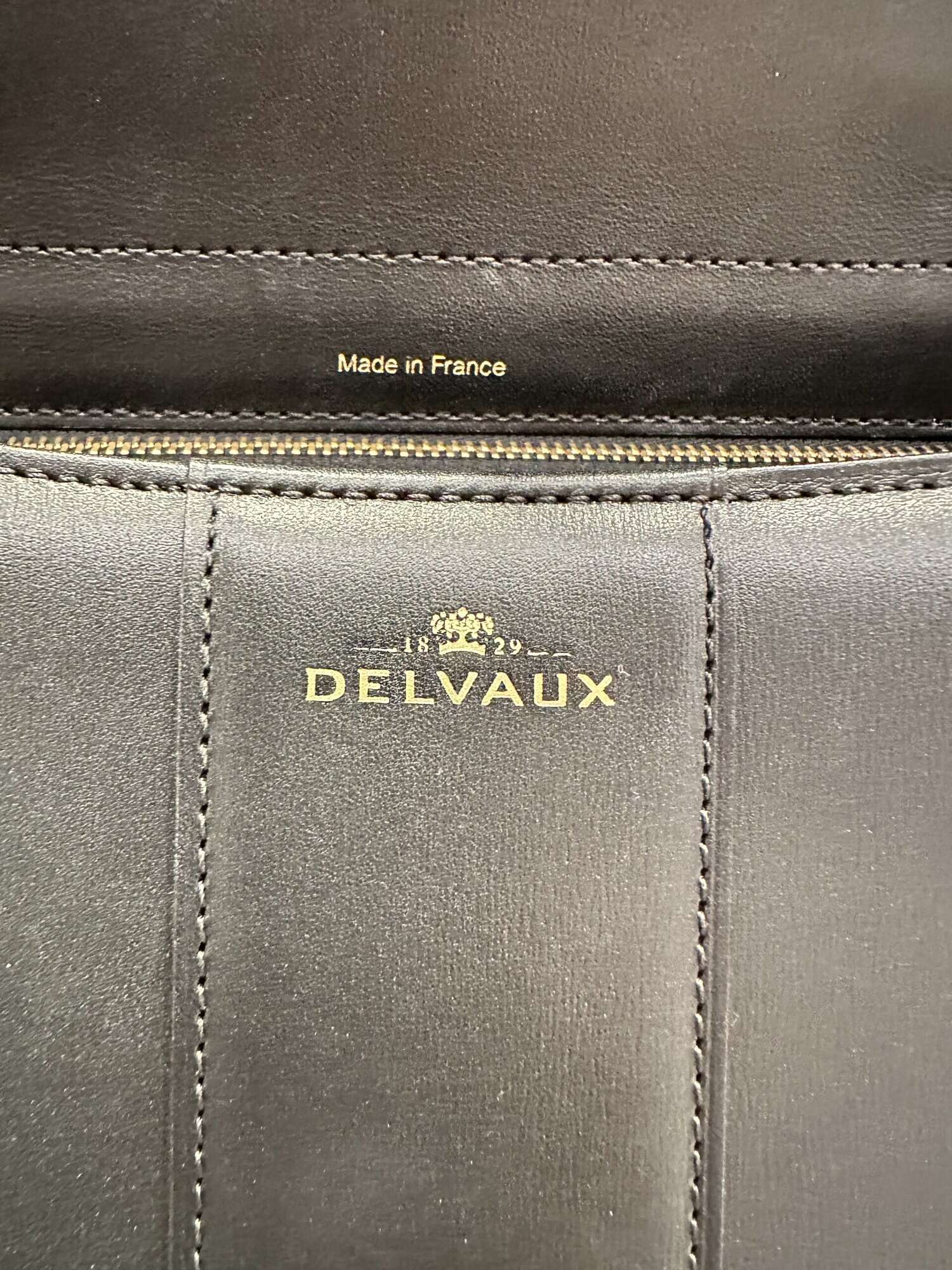 Delvaux Black Brillant Leather Handbag - Image 16
