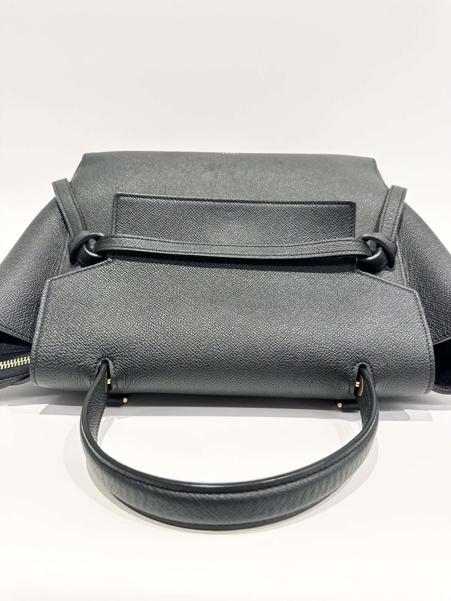 Celine Black Belt Mini Leather Handbag - Image 5