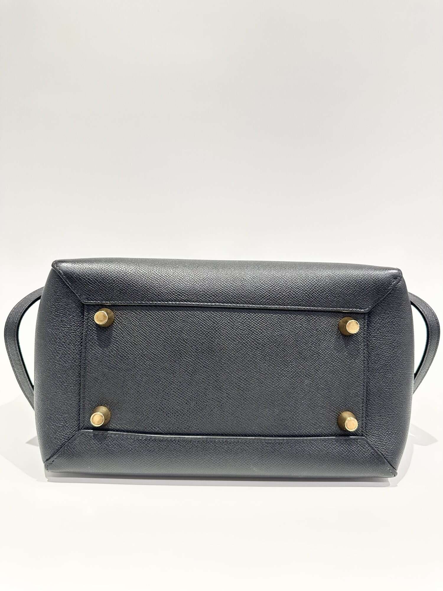 Celine Black Belt Mini Leather Handbag - Image 6