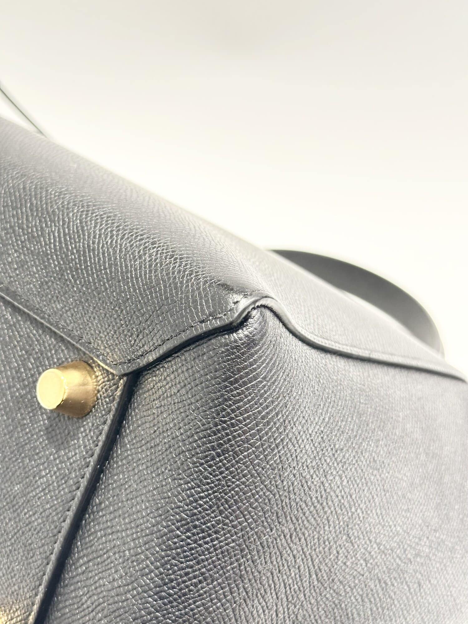 Celine Black Belt Mini Leather Handbag - Image 10