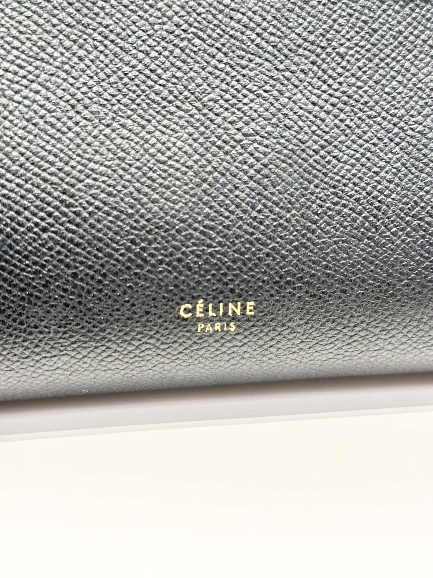 Celine Black Belt Mini Leather Handbag - Image 11