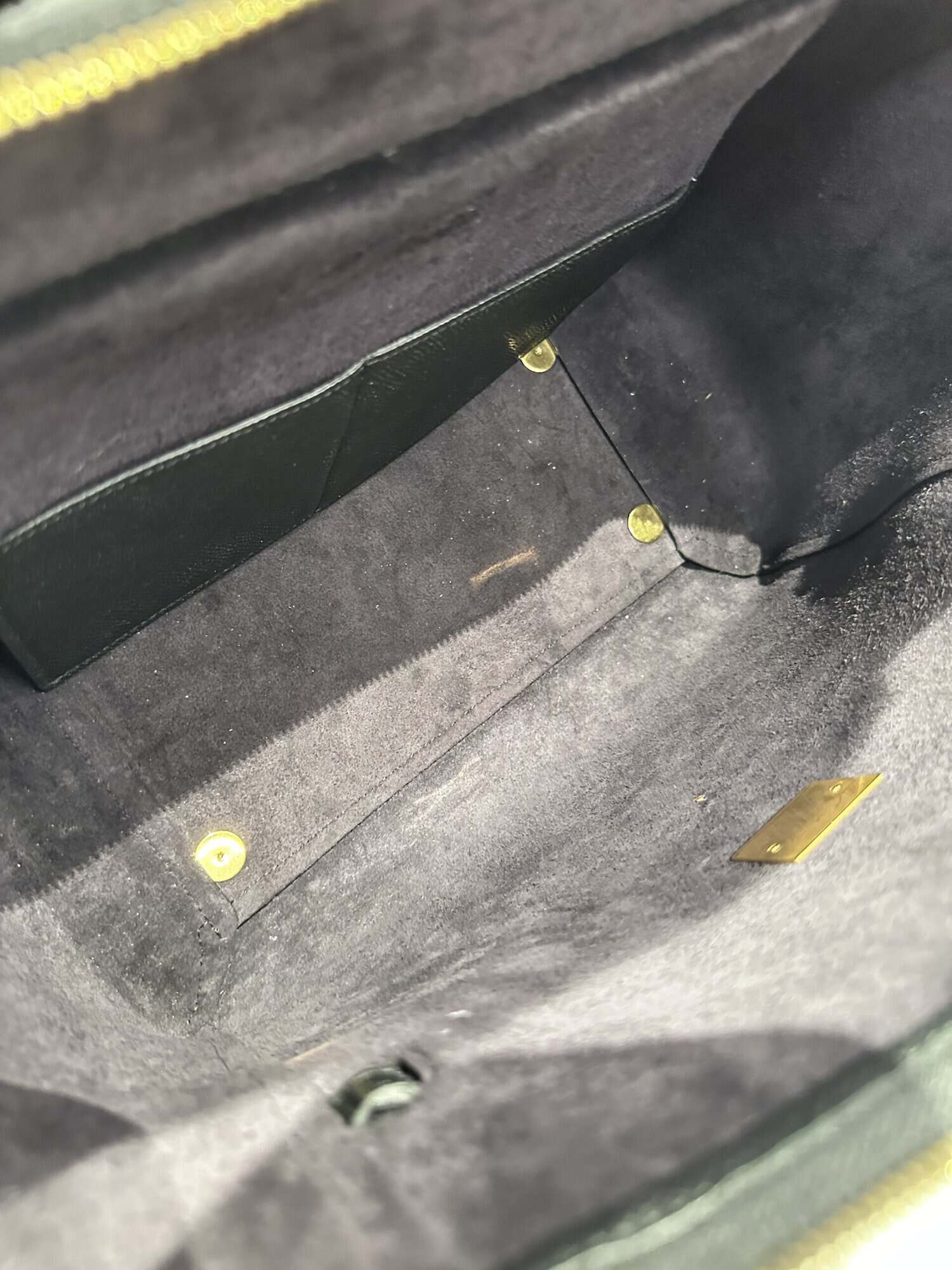 Celine Black Belt Mini Leather Handbag - Image 15