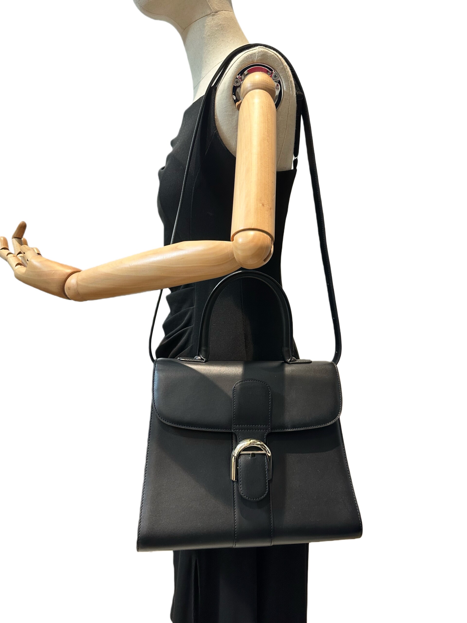 Delvaux Black Brillant Leather Handbag - Image 20