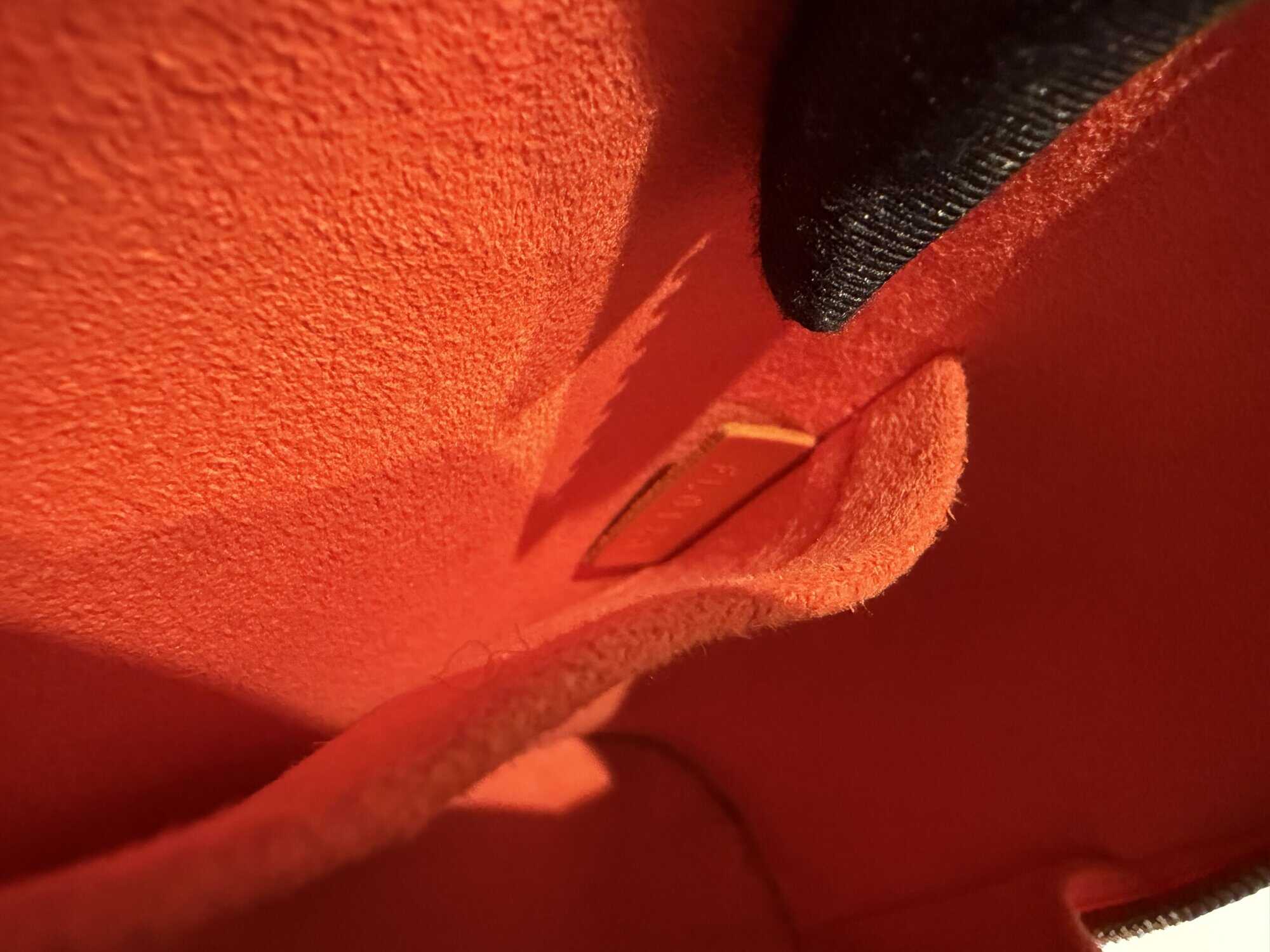 Louis Vuitton Orange Alma BB Epi Leather Handbag - Image 18