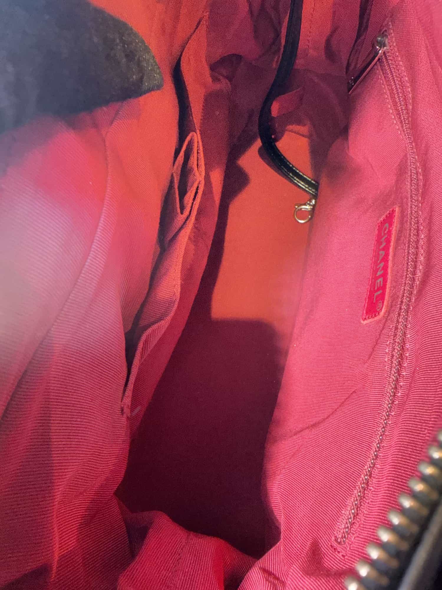 Chanel Black Gabrielle Leather Handbag Medium Size - Image 12