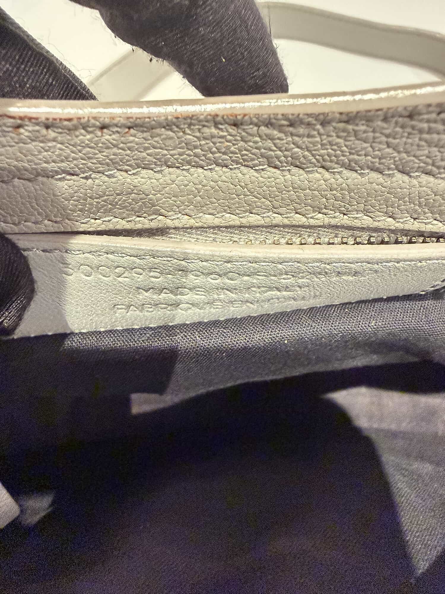 Balenciaga Grey Mini City Leather Handbag - Image 13