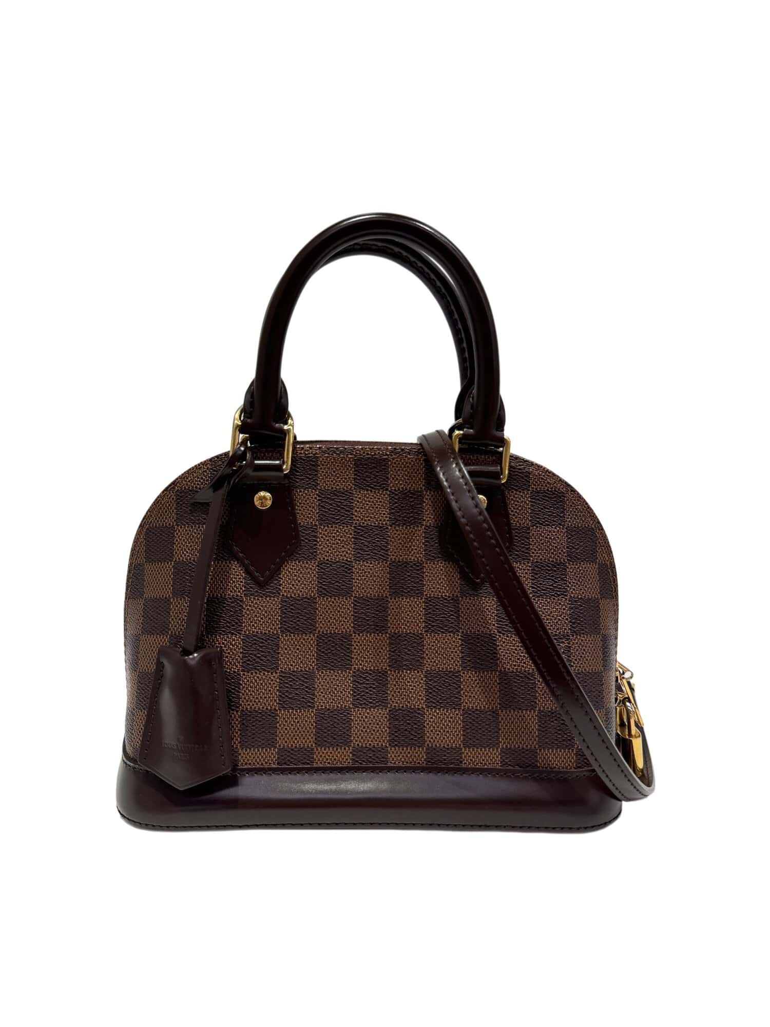 Louis Vuitton Brown Alma BB Damier Canvas Handbag