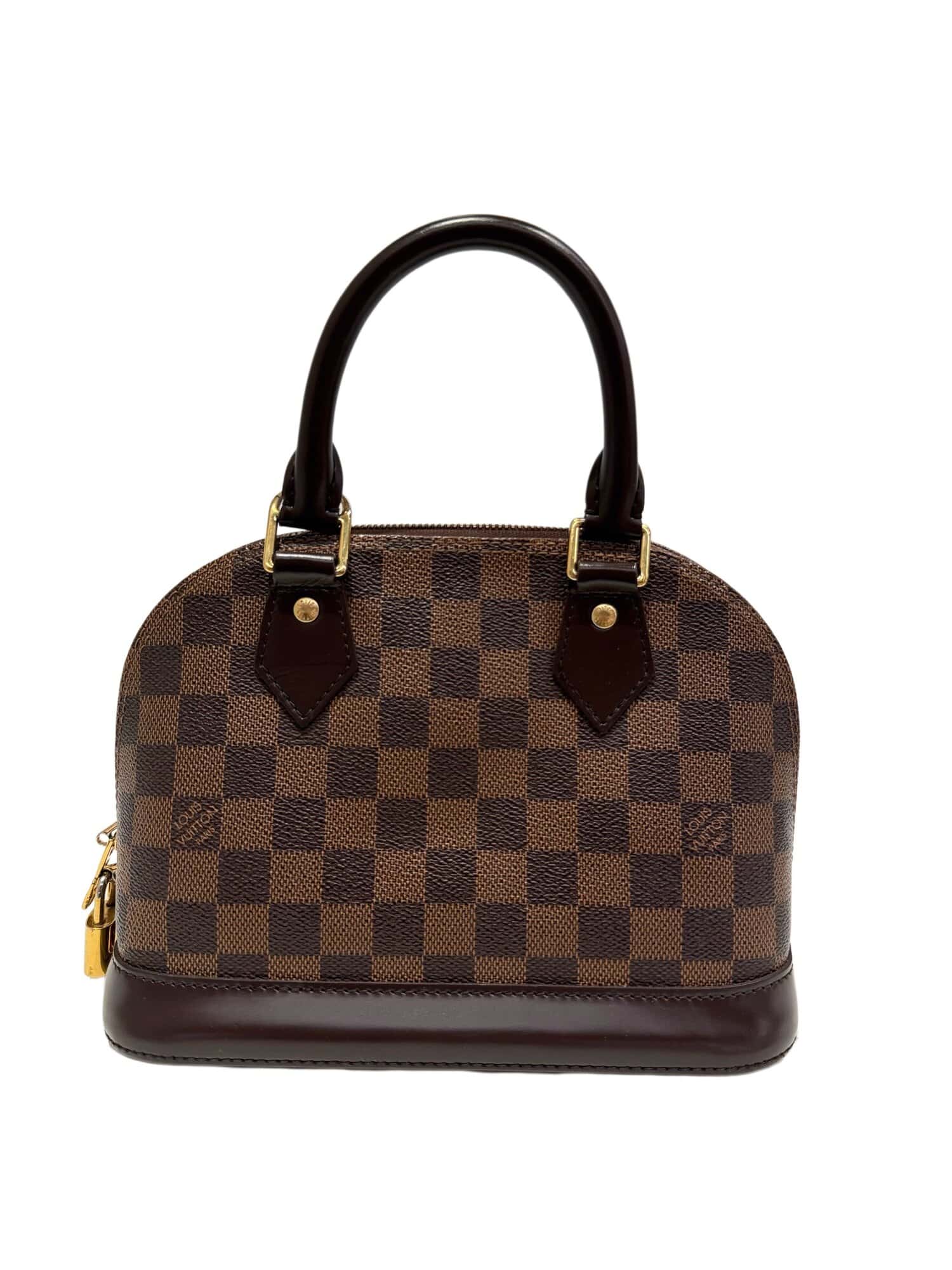 Louis Vuitton Brown Alma BB Damier Canvas Handbag - Image 3