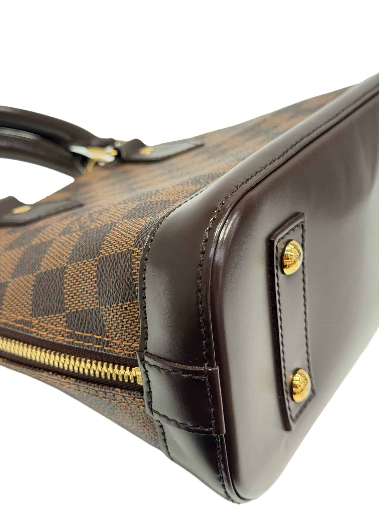 Louis Vuitton Brown Alma BB Damier Canvas Handbag - Image 7