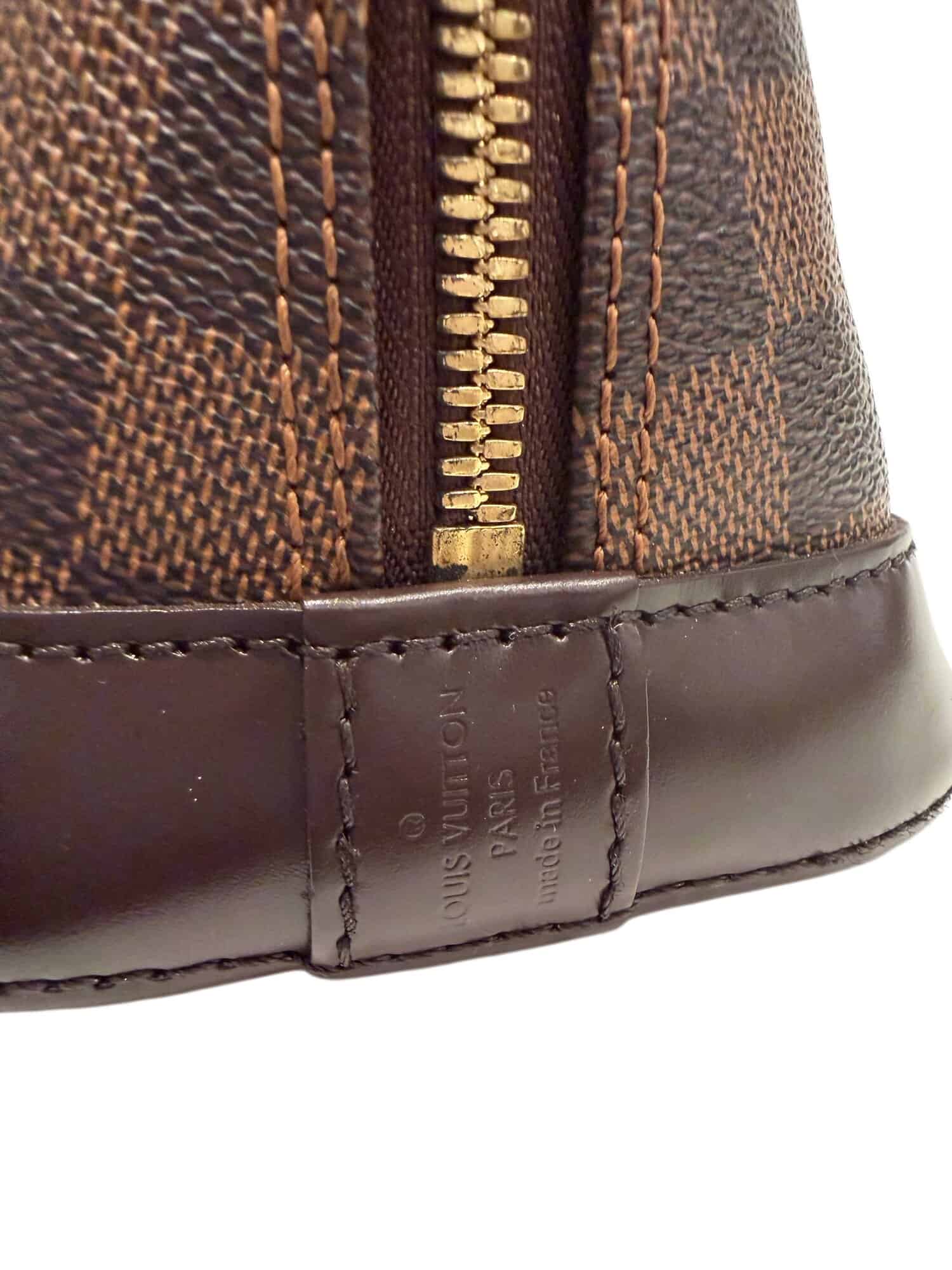 Louis Vuitton Brown Alma BB Damier Canvas Handbag - Image 12