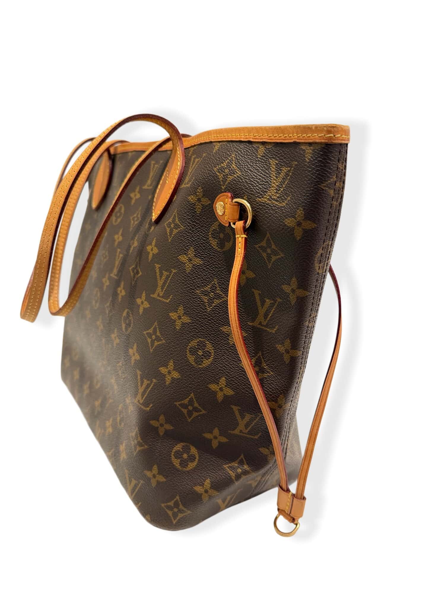 Louis Vuitton Neverfull MM Monogram Canvas Tote Bag - Image 3
