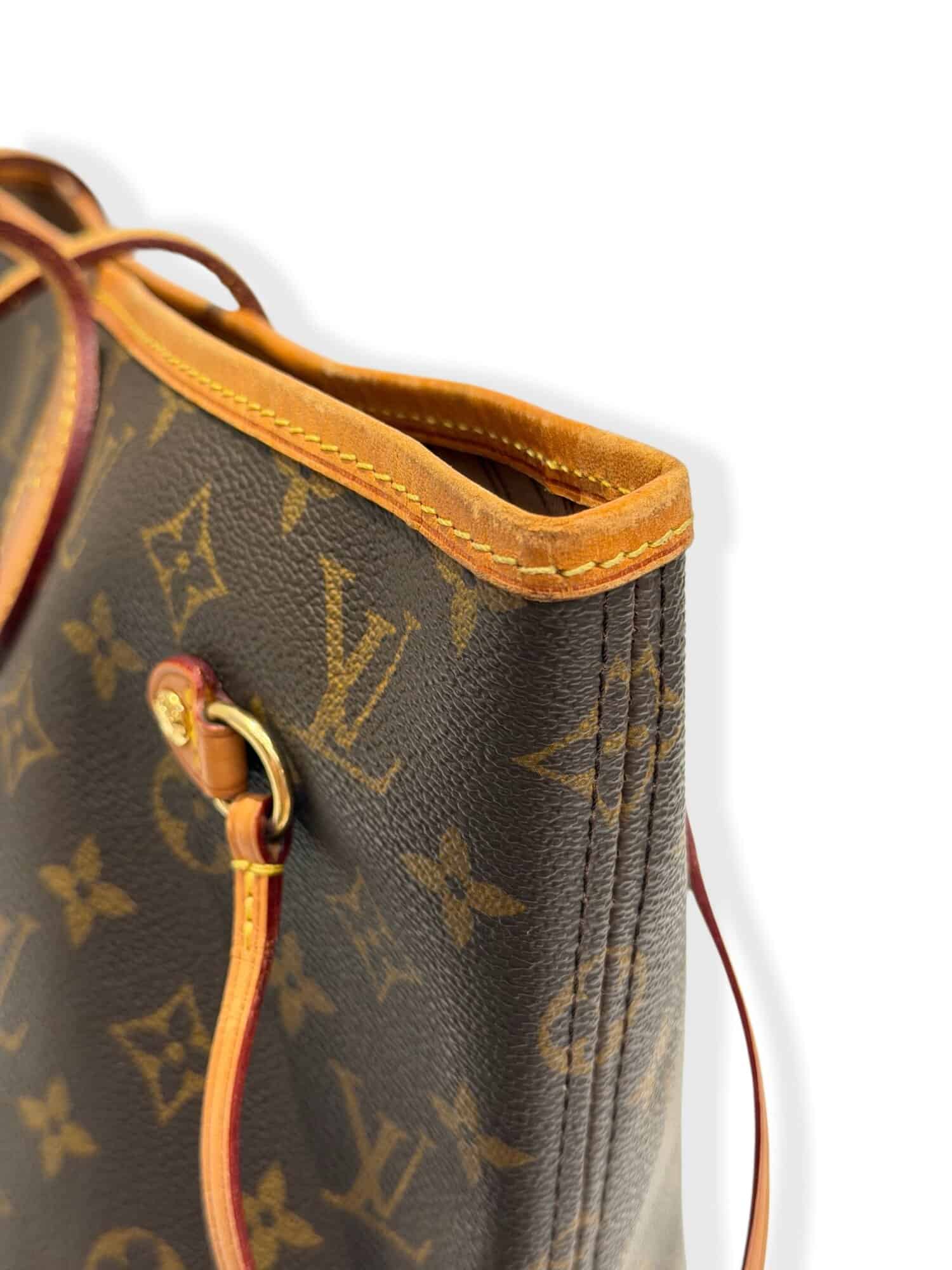 Louis Vuitton Neverfull MM Monogram Canvas Tote Bag - Image 4
