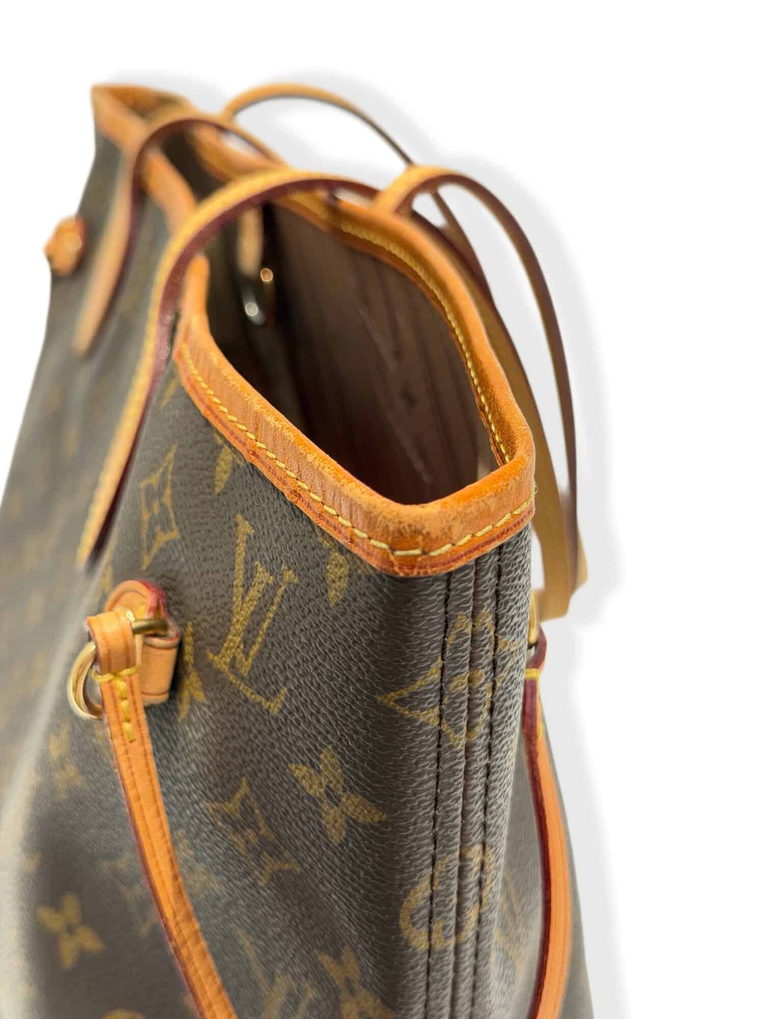 Louis Vuitton Neverfull MM Monogram Canvas Tote Bag - Image 6